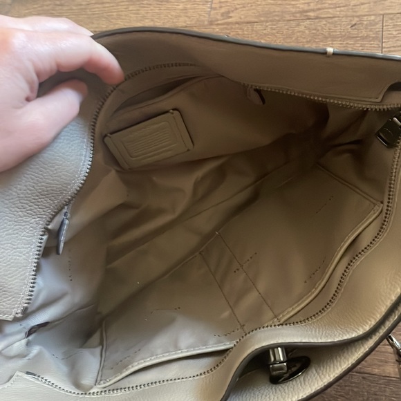 Mushroom/Taupe COACH Handbag/Purse - Picture 7 of 11